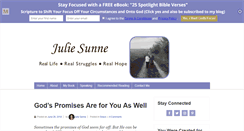 Desktop Screenshot of juliesunne.com